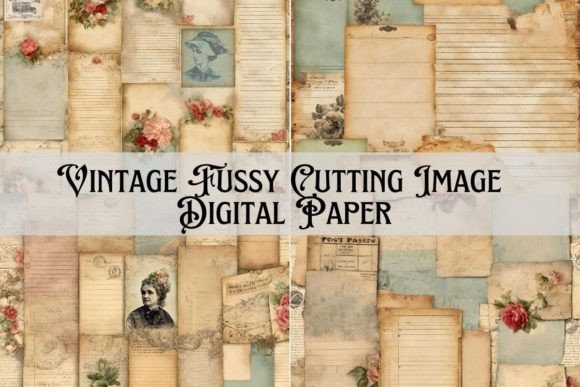 Download Vintage Fussy Cutting Image Background - Fussy cutting Collection
